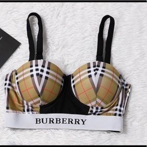 Burberry Swim Bikini Top ONLY - MEDIUM